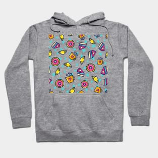 Coffee & Donut - Doodle Hoodie